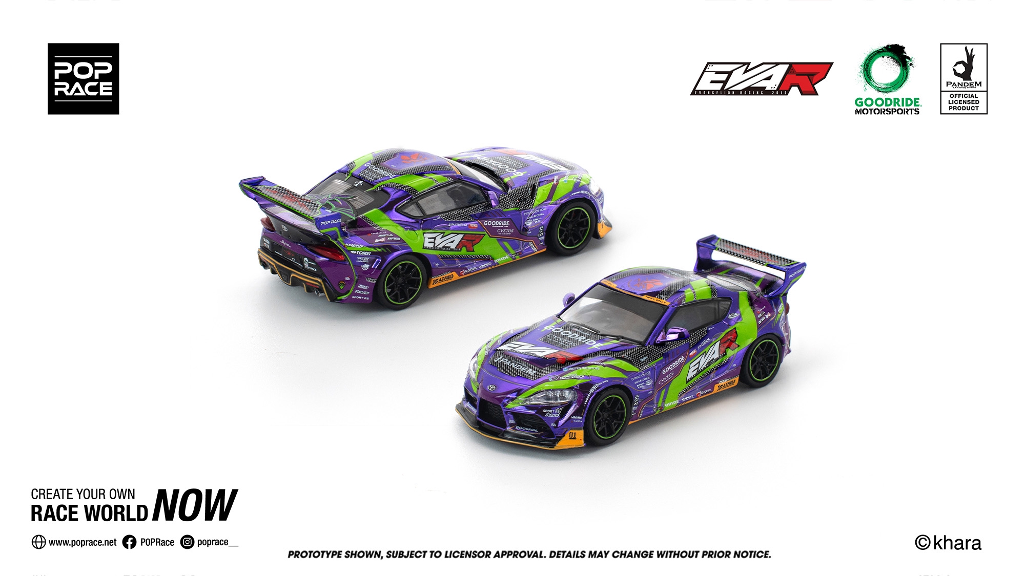 GOODS] PANDEMエアロ仕様の1/64スケール「エヴァRT初号機