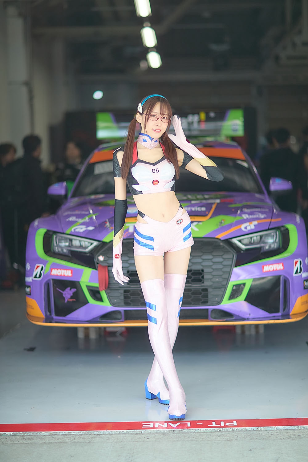 GOODS] エヴァレーシングサーキットメイト”マリ役/雪野るな”のレジン