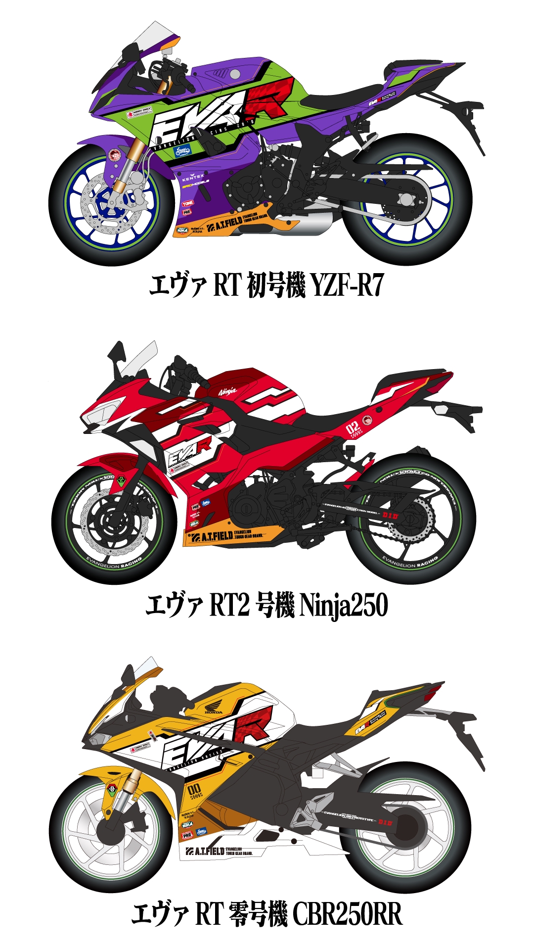 エヴァンゲリオンレーシングコラボバイク「レンタル819お台場