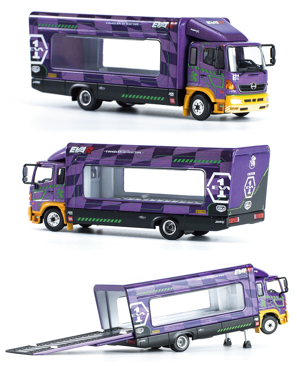 NEWS]POPRACE社より1/64スケールのエヴァンゲリオンレーシングHINO 500レーシングトランスポーターが登場！ | EVANGELION  RACING MEDIA