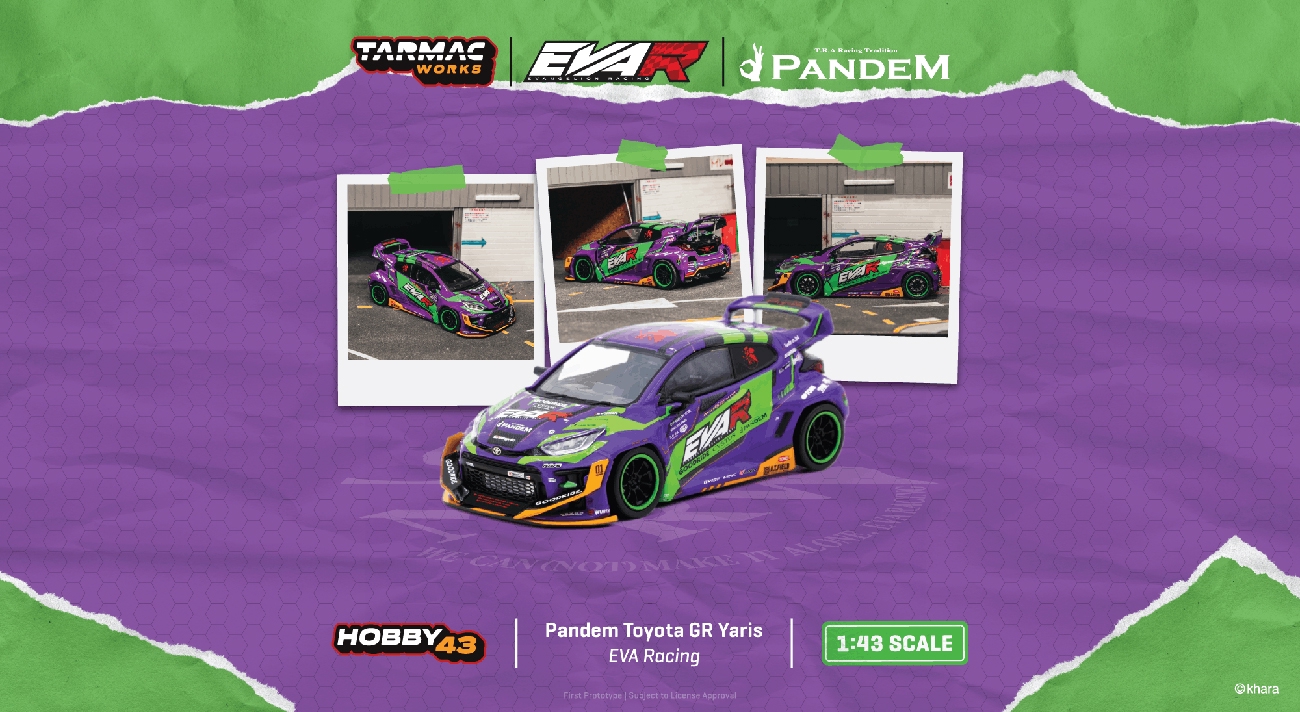 GOODS]TARMAC WORKSより、エヴァンゲリオンレーシングの「1/43 エヴァ
