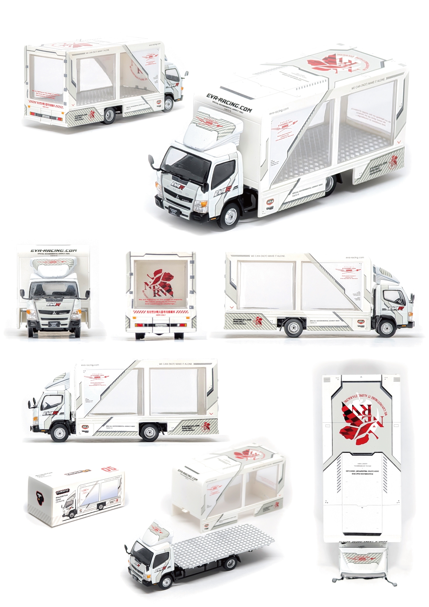 GOODS] TARMAC WORKSより、EVARACINGの1/64ディスプレイトラックが登場