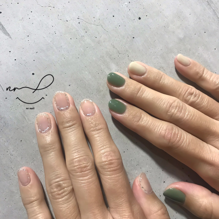 ちぐはぐネイル Nr Nail By Heat