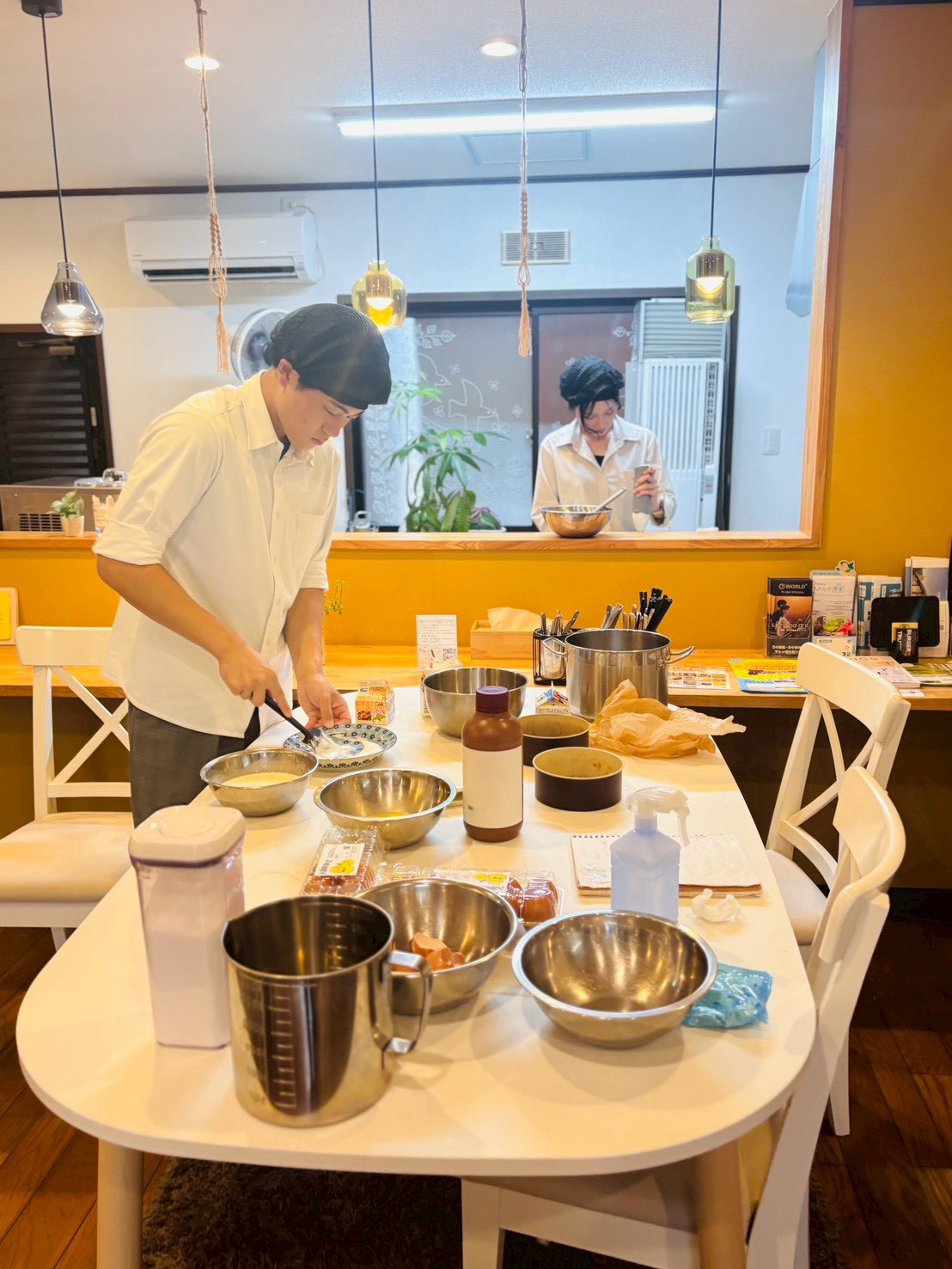 11月の販売会に向けた試作の様子×八日市南高校さん