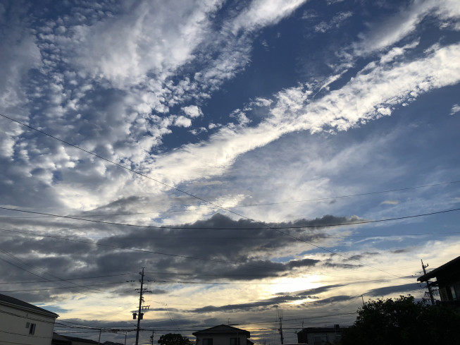 夏空が気持ちいい 龍神様現れた 若宮神明社