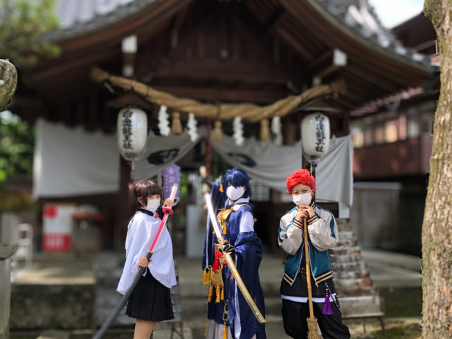 初 コスプレ撮影会やってみました 若宮神明社