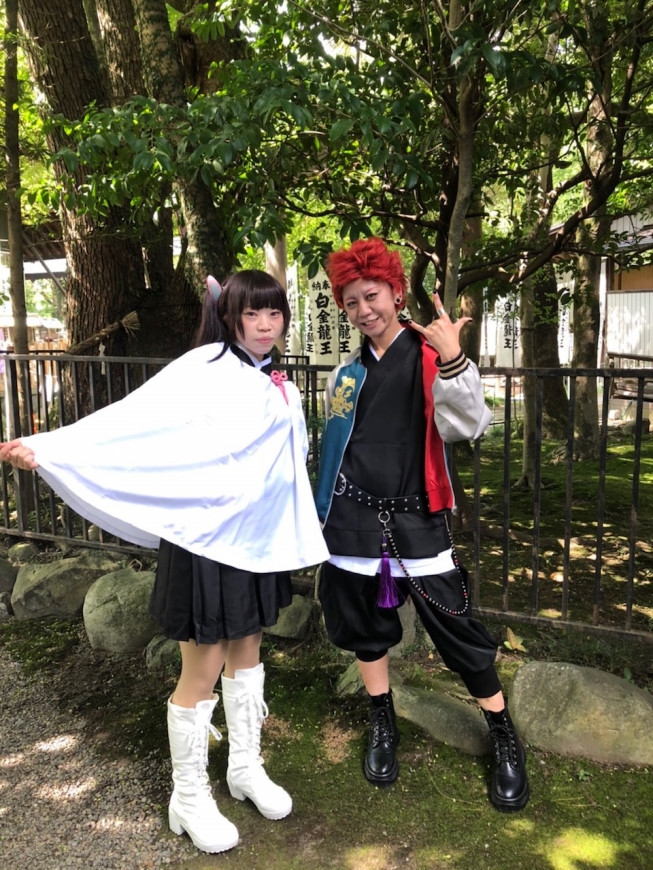 初 コスプレ撮影会やってみました 若宮神明社