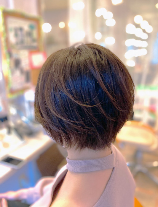 髪メンテ ショートボブ 美容室プチ