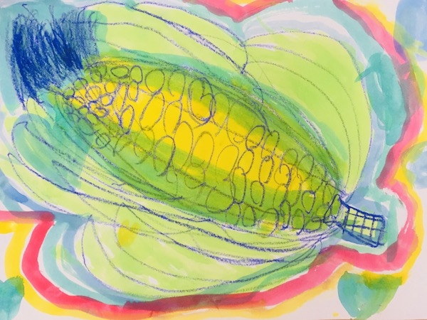とうもろこし こどもの絵画教室 とうもろこし こどもの絵画教室