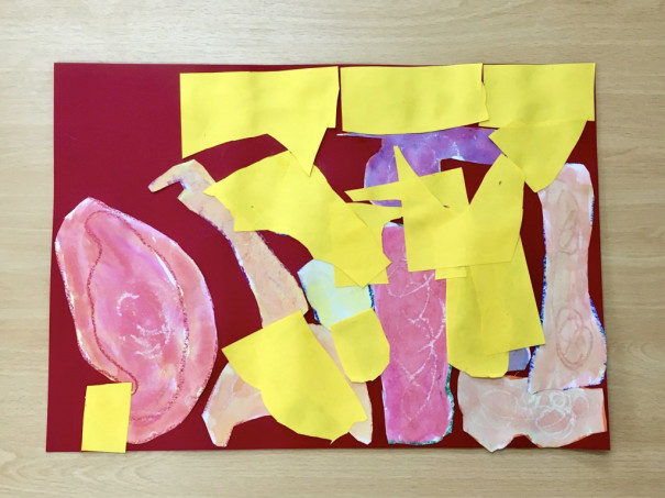 はじき絵３ こどもの絵画教室