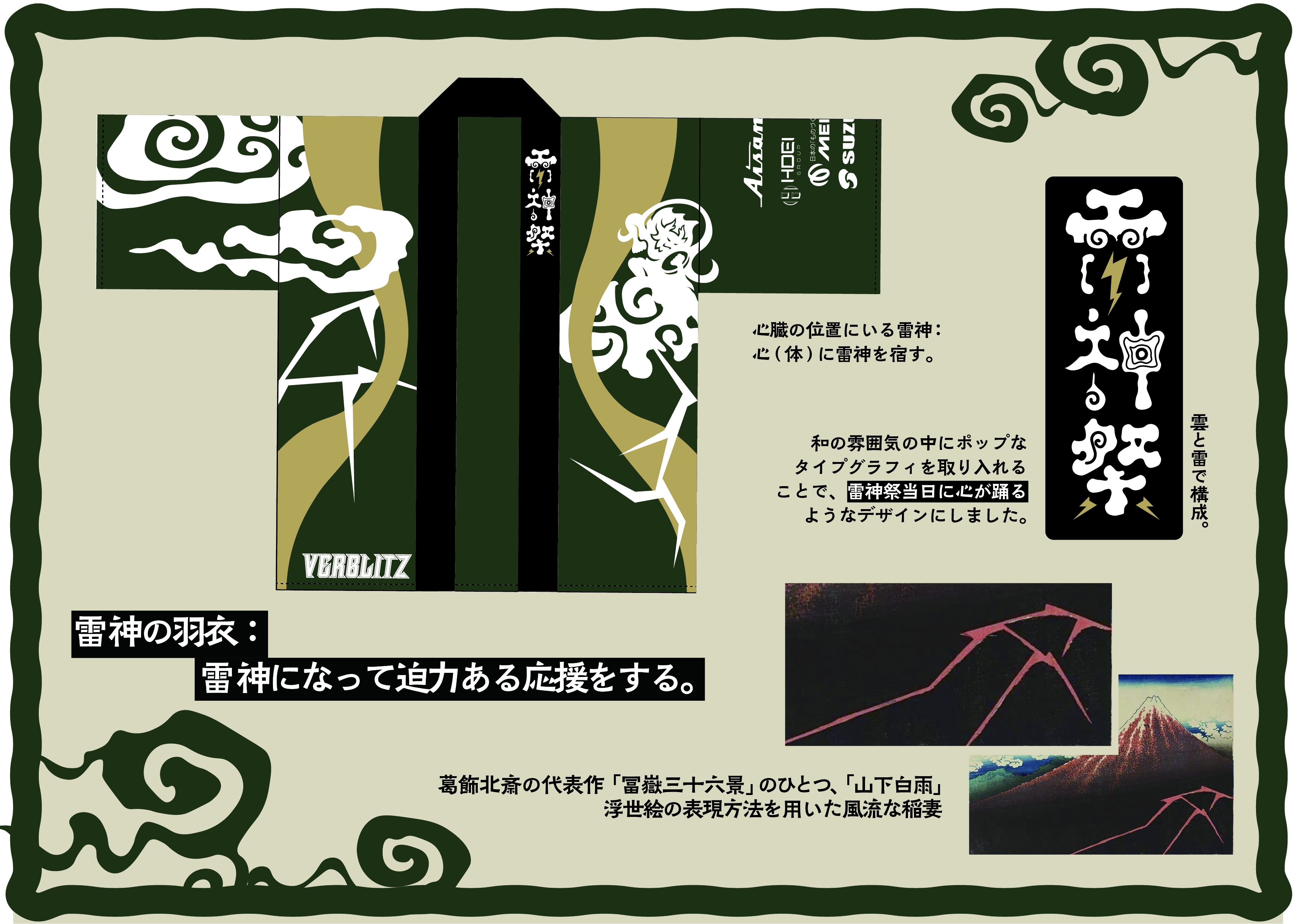 雷神祭法被デザイン投票企画！① | VERBLITZ BLOG