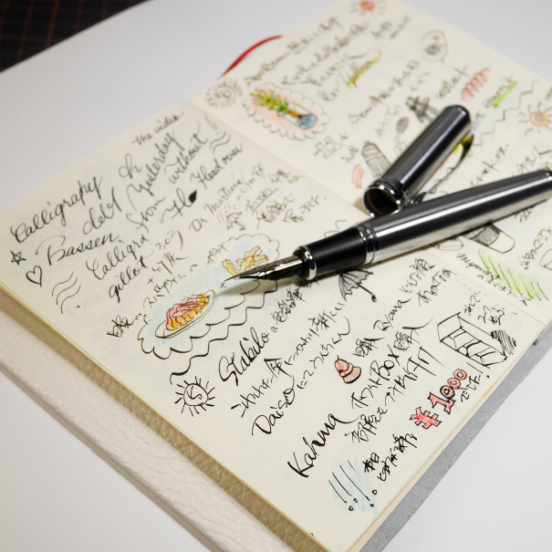 Mdノートとjinhao X750万年筆 Gペン Oax