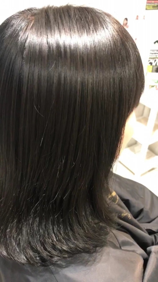 カットカラートリートメントのちヘアアレンジ Mayumi Nakanishi