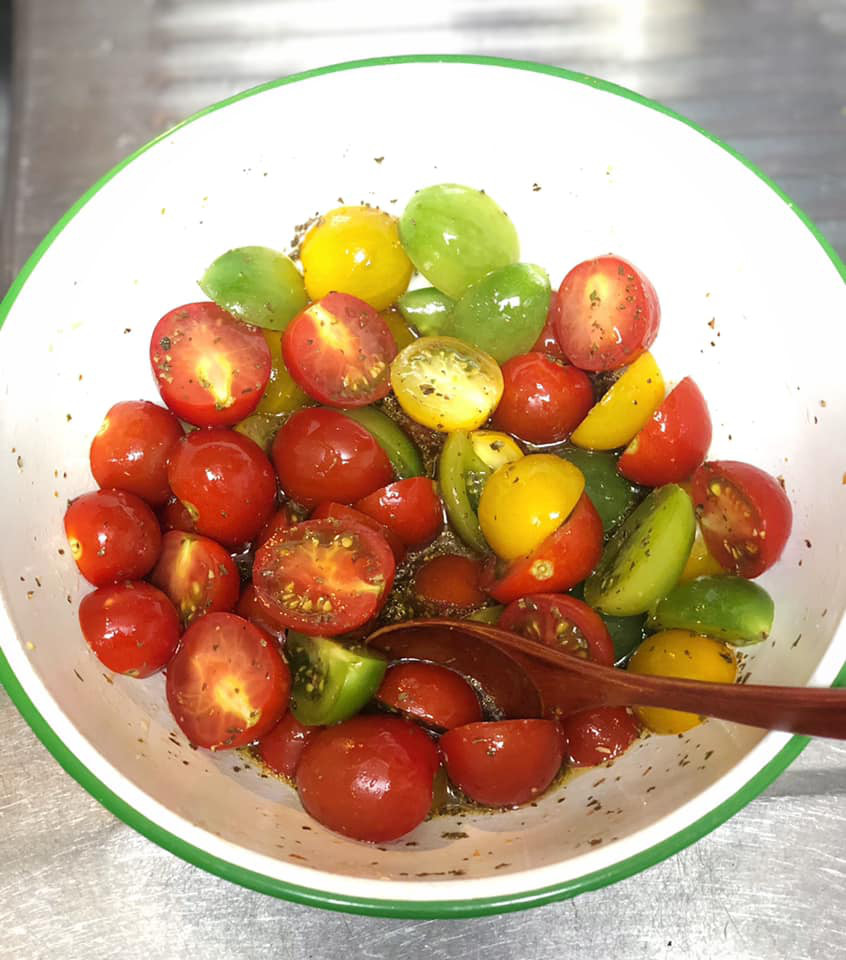 簡単手軽 ミニトマト バルサミコ バジル マリネ Slowplus Coaching Simple Design