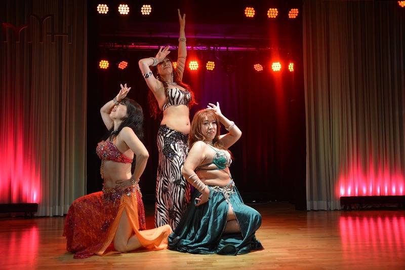 6/8守恒みらいホール、ベリーダンスショー、ありがとうご