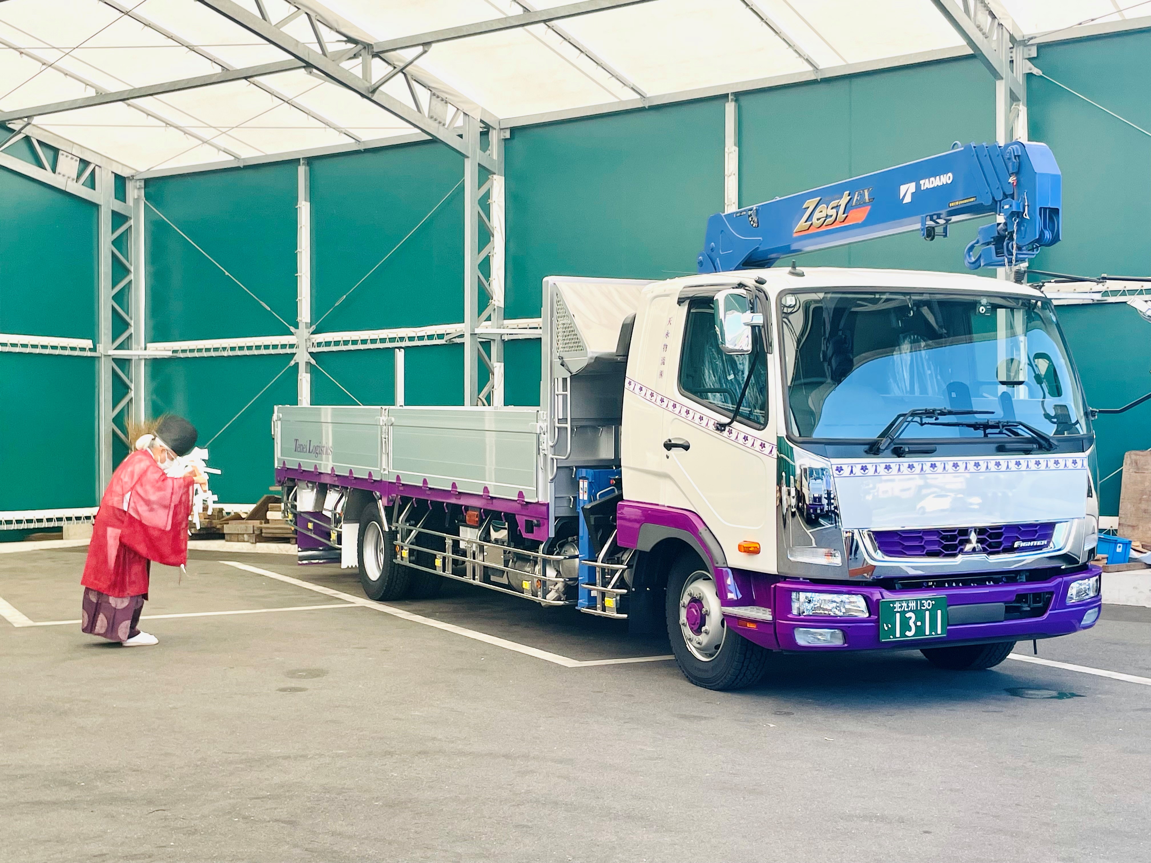 7tユニックの新車が納車されました！！！ | 天永物流株式会社