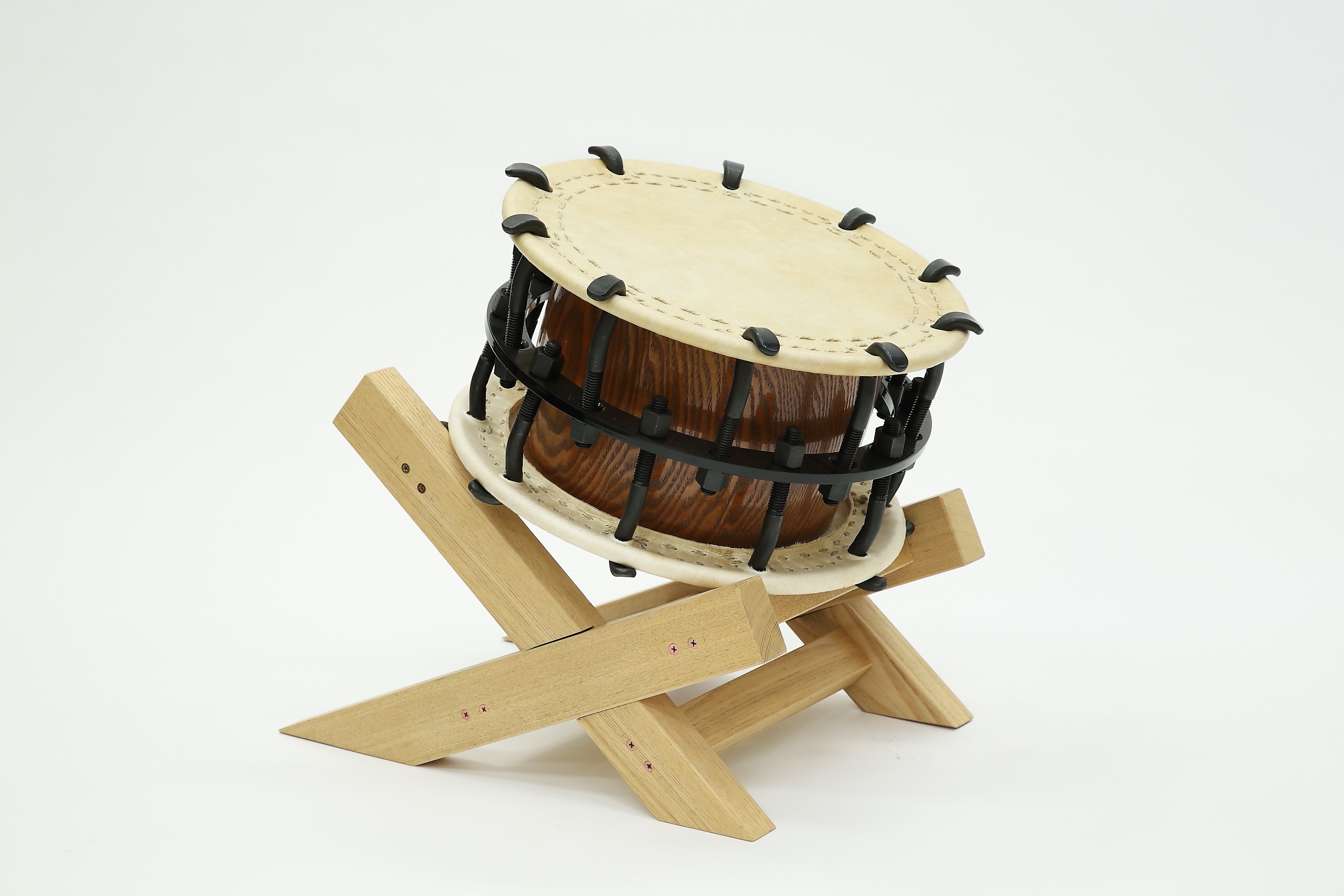 練習用太鼓（長胴太鼓1.6尺）４つ - 打楽器、ドラム
