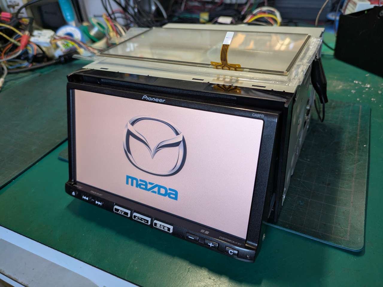 パイオニア メモリー ナビ マツダ純正 CA9PA フルセグ 4アンテナ 2015 CD DVD テストOK  パイオニア メモリー ナビ 2016 マツダ純正 CA9PA フルセグ 4アンテナ