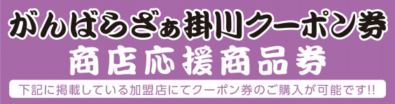 がんばらざぁ掛川 クーポン券 Kakegawadeliveryservice