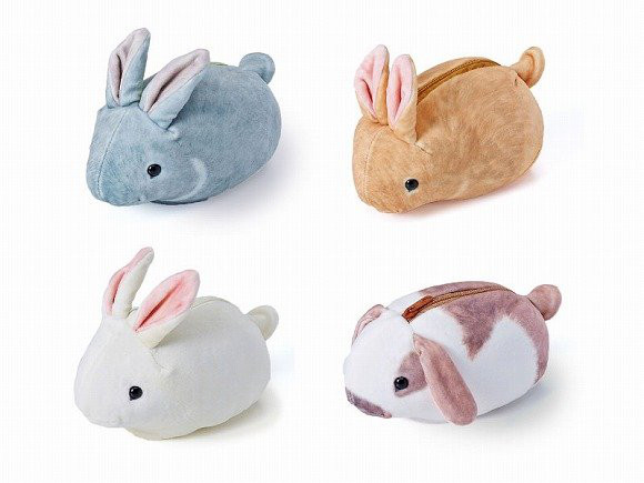 もっちり子うさぎポーチ ふわふわ商店