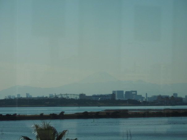 京葉線 舞浜から葛西臨海公園の間 ひたすら富士山