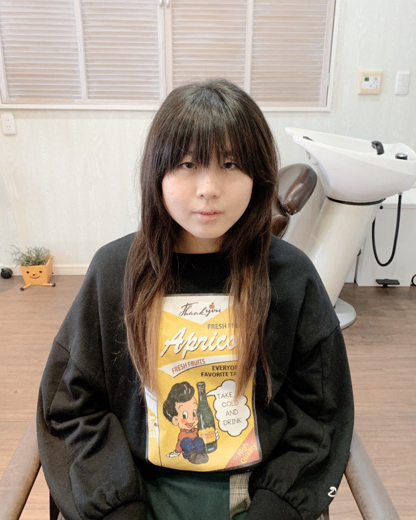 逆毛グラデーションカラーで禰豆子色に ノルニルの話 逆毛グラデーションカラーで禰豆子色に ノルニルの話