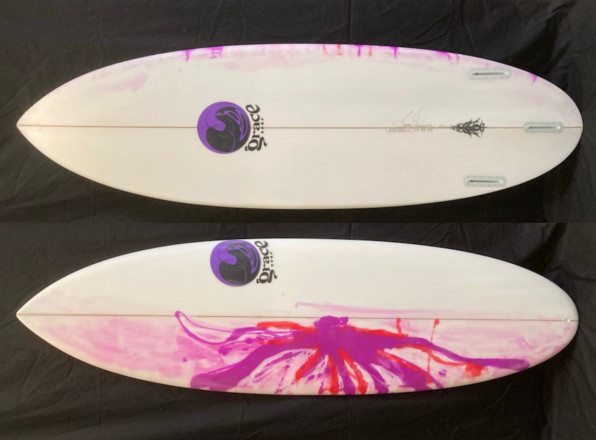 サーフボード 小さから グレース GRACE SURF クワガタ EPS フィンセット 