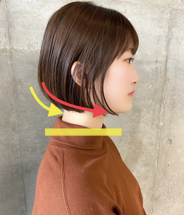 襟足すっきりコンパクトボブ Cell 襟足すっきりコンパクトボブ Cell