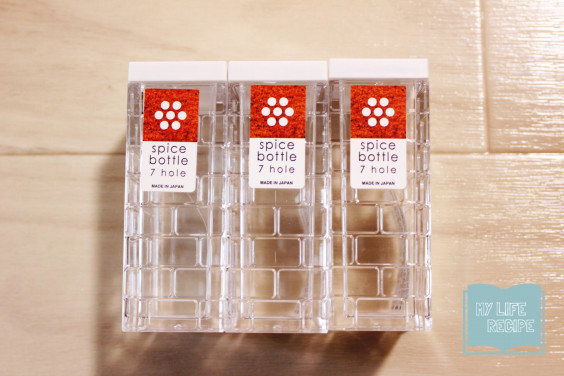 キッチン収納 セリアでみつけた四角い調味料入れ マイライフレシピ 日常を味わう人生のつくりかた