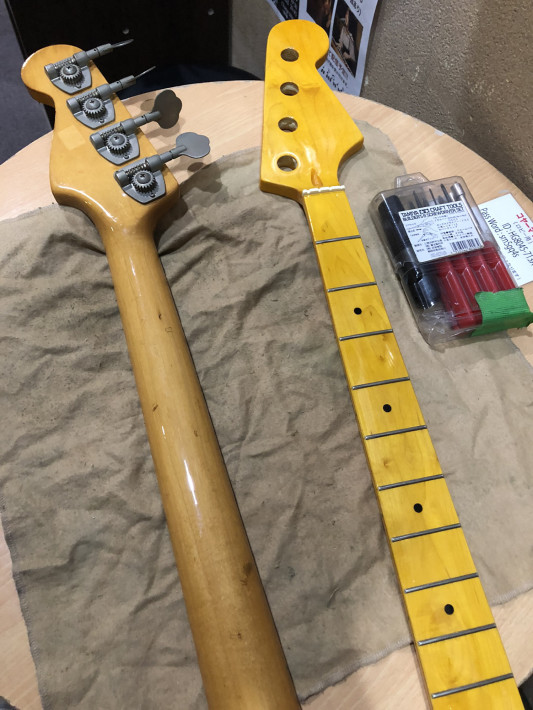 ベース ネック交換 回路作成 コヤーマ佐藤のなんでも直しちゃうぞ