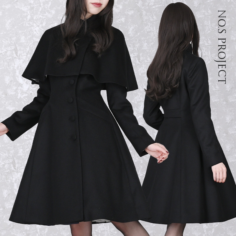 NO.S PROJECT クロークコート すきずき ノスプロジェクト ネイビー 