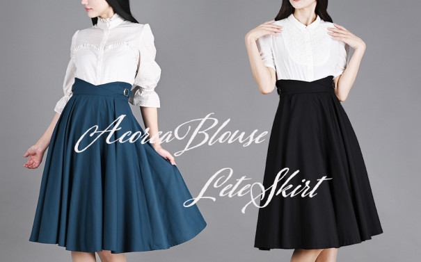 新章：「アコレア・ブラウス」と「レテ・スカート」で出会う涼やかな  