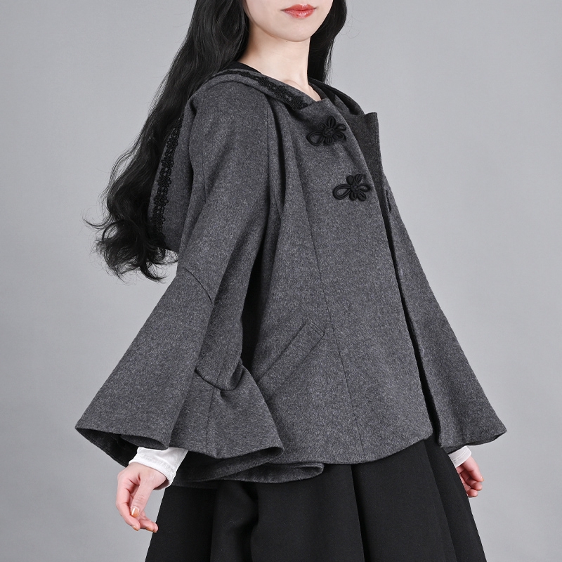 NEWITEM【フレアショートコート グレー】 | NO.S PROJECT BLOG