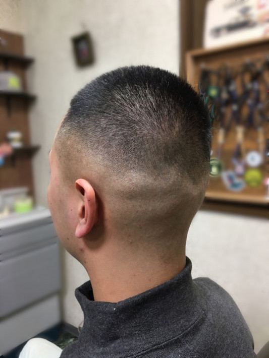 現代風スポーツ刈り 足立区保木間 ヘアーサロン ダイヤ 現代風スポーツ刈り 足立区保木間 ヘアーサロン ダイヤ