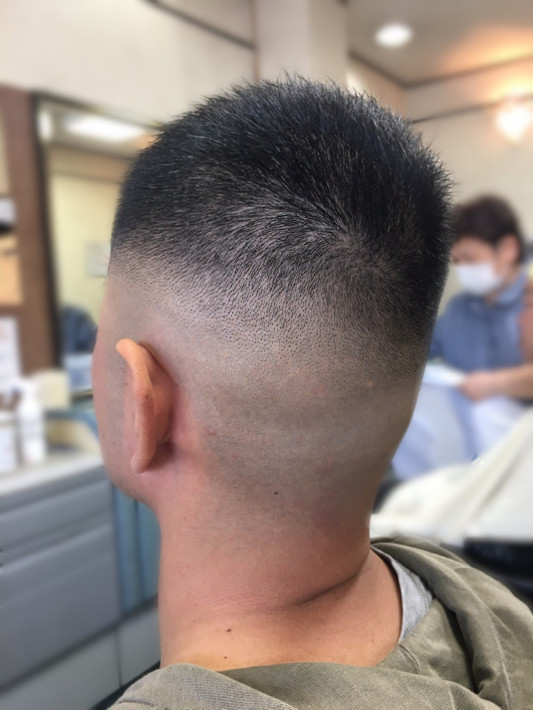 現代風スポーツ刈り 足立区保木間 ヘアーサロン ダイヤ 現代風スポーツ刈り 足立区保木間 ヘアーサロン ダイヤ
