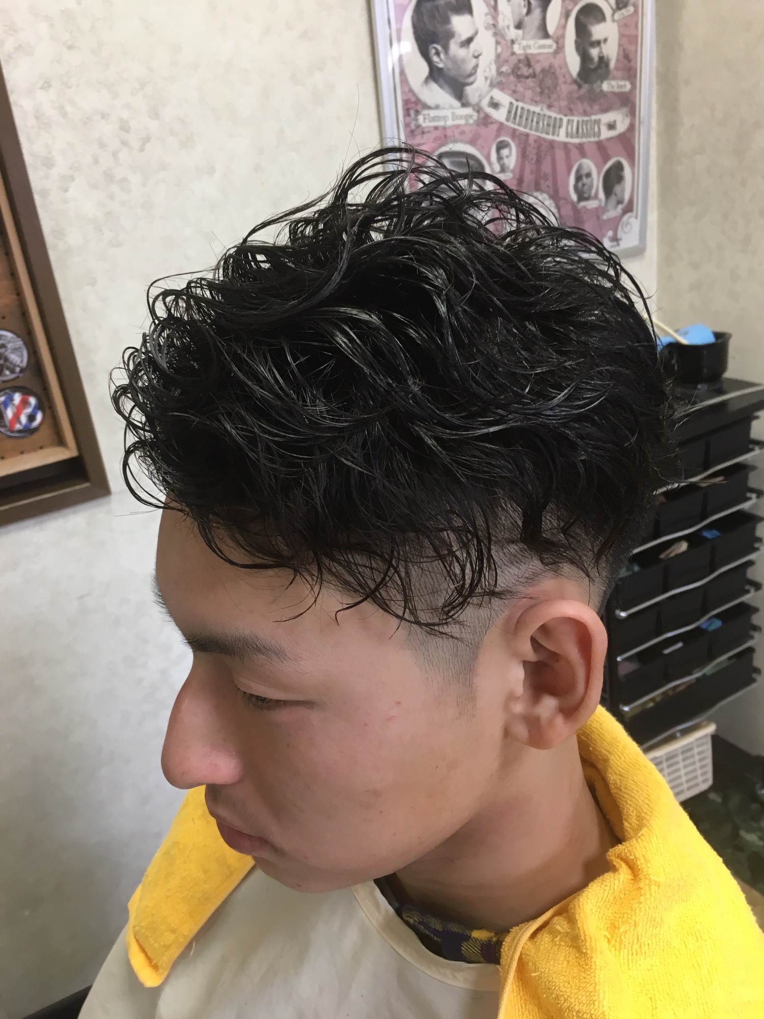 ツーブロック パーマ 足立区保木間 ヘアーサロン ダイヤ