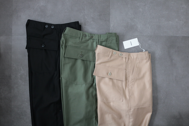 INTERIM・GIZA BACK SATIN BAKER PANTS | browniegift