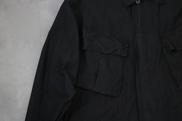 S H(エスエイチ)・JUNGLE FATIGUE SHIRT(奄美藍泥染) | browniegift S H(エスエイチ)・JUNGLE FATIGUE SHIRT(奄美藍泥染) | browniegift