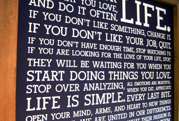 Holstee マニフェストポスター Limited Edition Browniegift