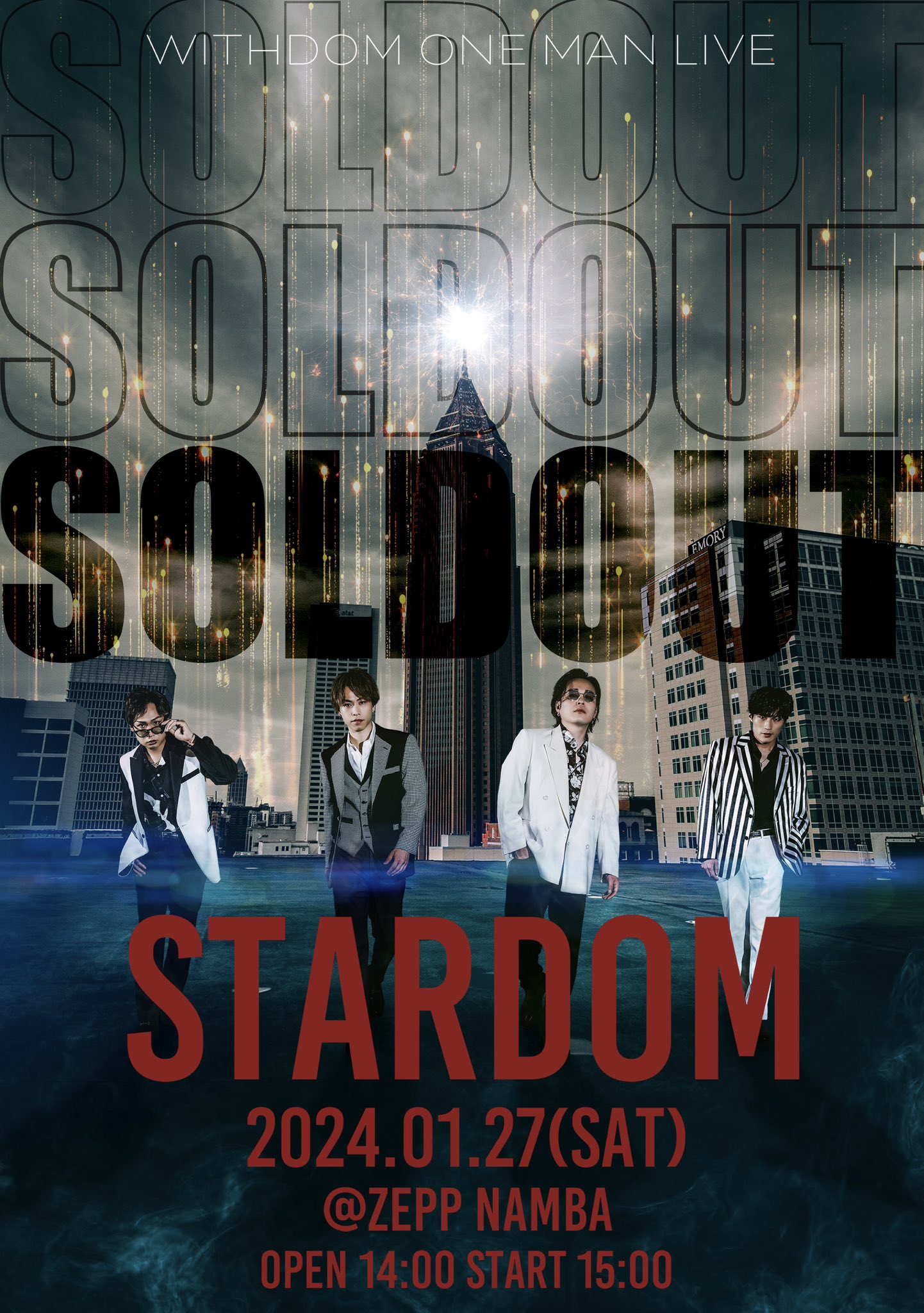 LIVE：アーカイブ配信情報更新！2024年1月27日（土）ONEMAN LIVE「STARDOM」＠ 大阪・Zepp Namba！ |  WITHDOM Official Site