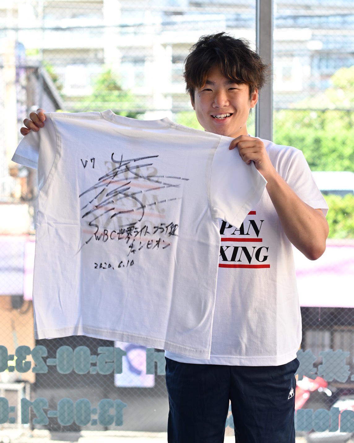 ボクシング wbcチャンピオンTシャツ とおく