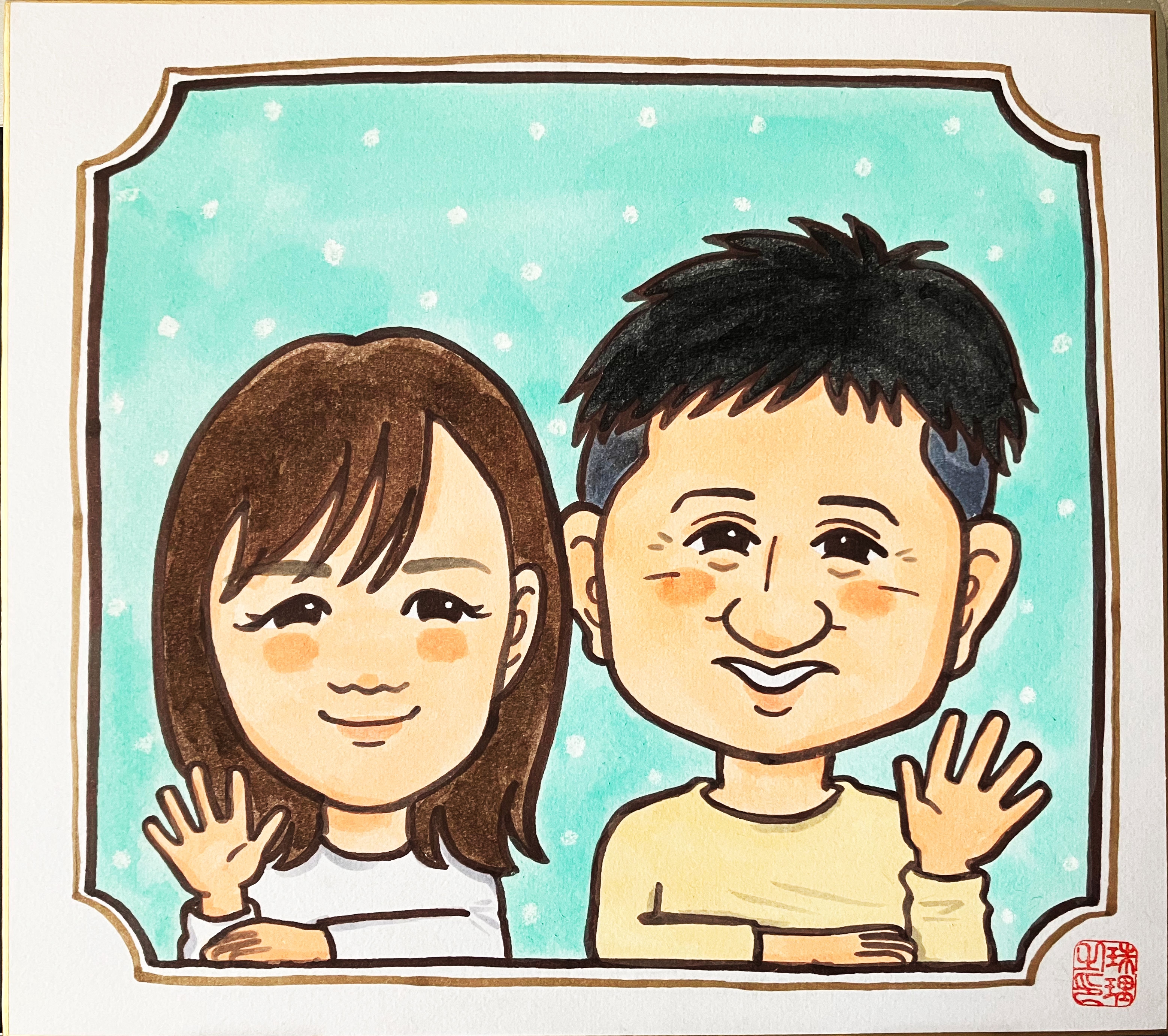 オンライン似顔絵オーダー 高井じゅりの似顔絵ファクトリー