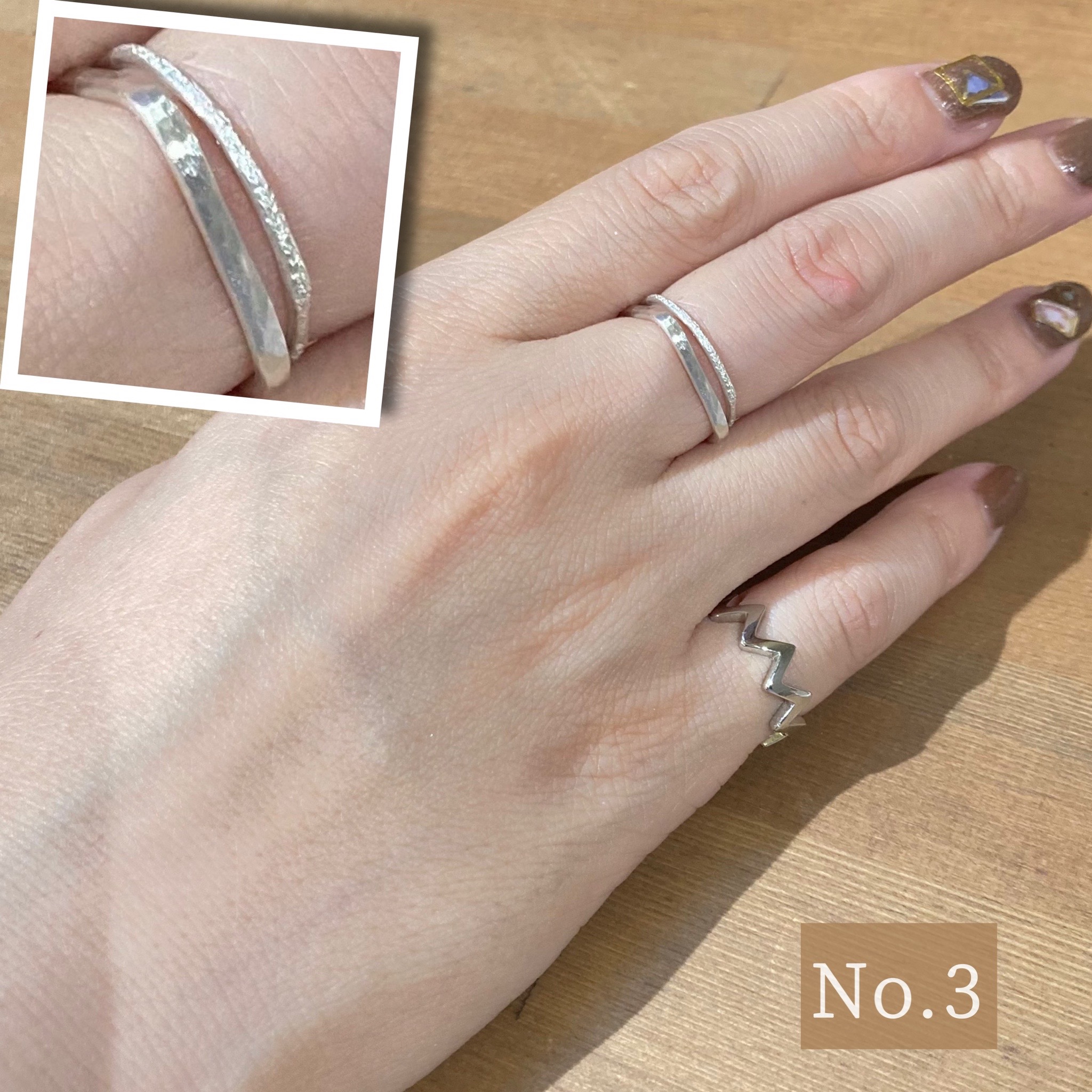 オシャレなリングの重ね付け💍💍 | itoaware -いとあはれ-大阪店