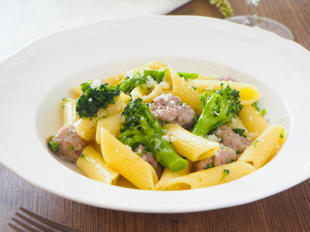 ひき肉とブロッコリーのペンネ ちょっとおいしい時間 ひき肉とブロッコリーのペンネ ちょっとおいしい時間