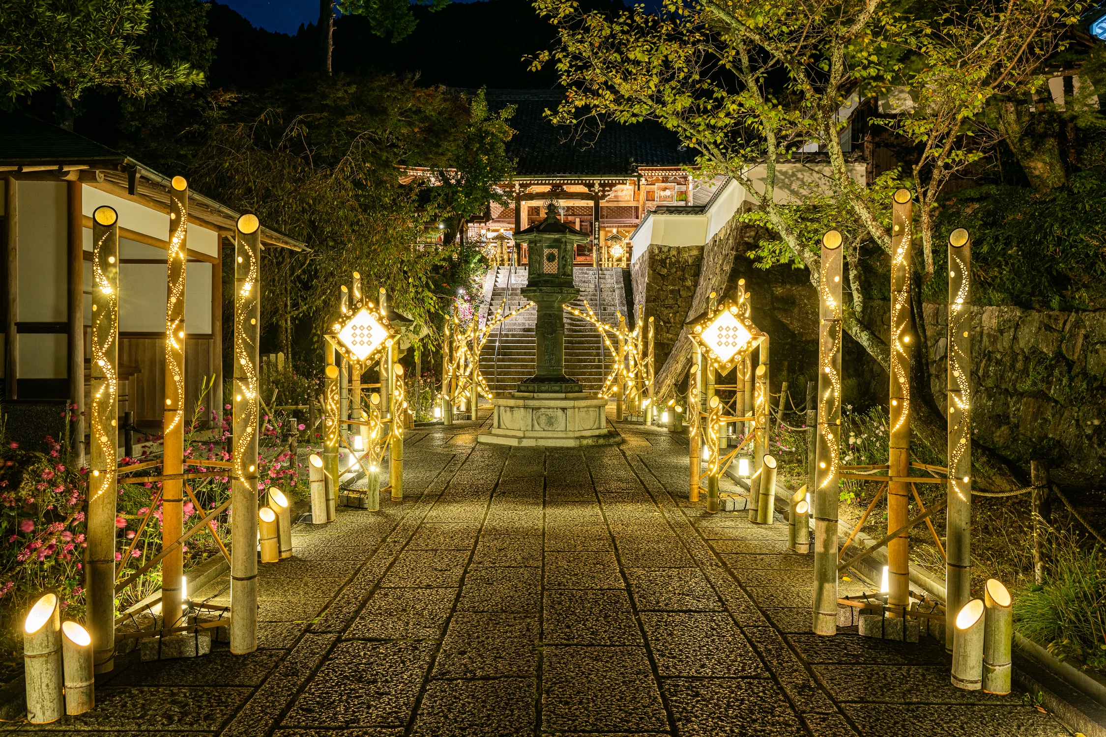 京都西山竹あかり〜幻想夜2025〜第二弾、善峯寺！ | 京都西山・大原野