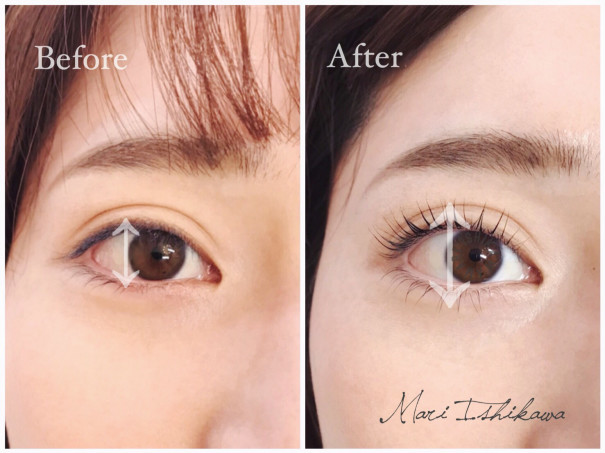 Before After ケラチンラッシュリフト ボトックス Eyelash Mari Aoyama Official