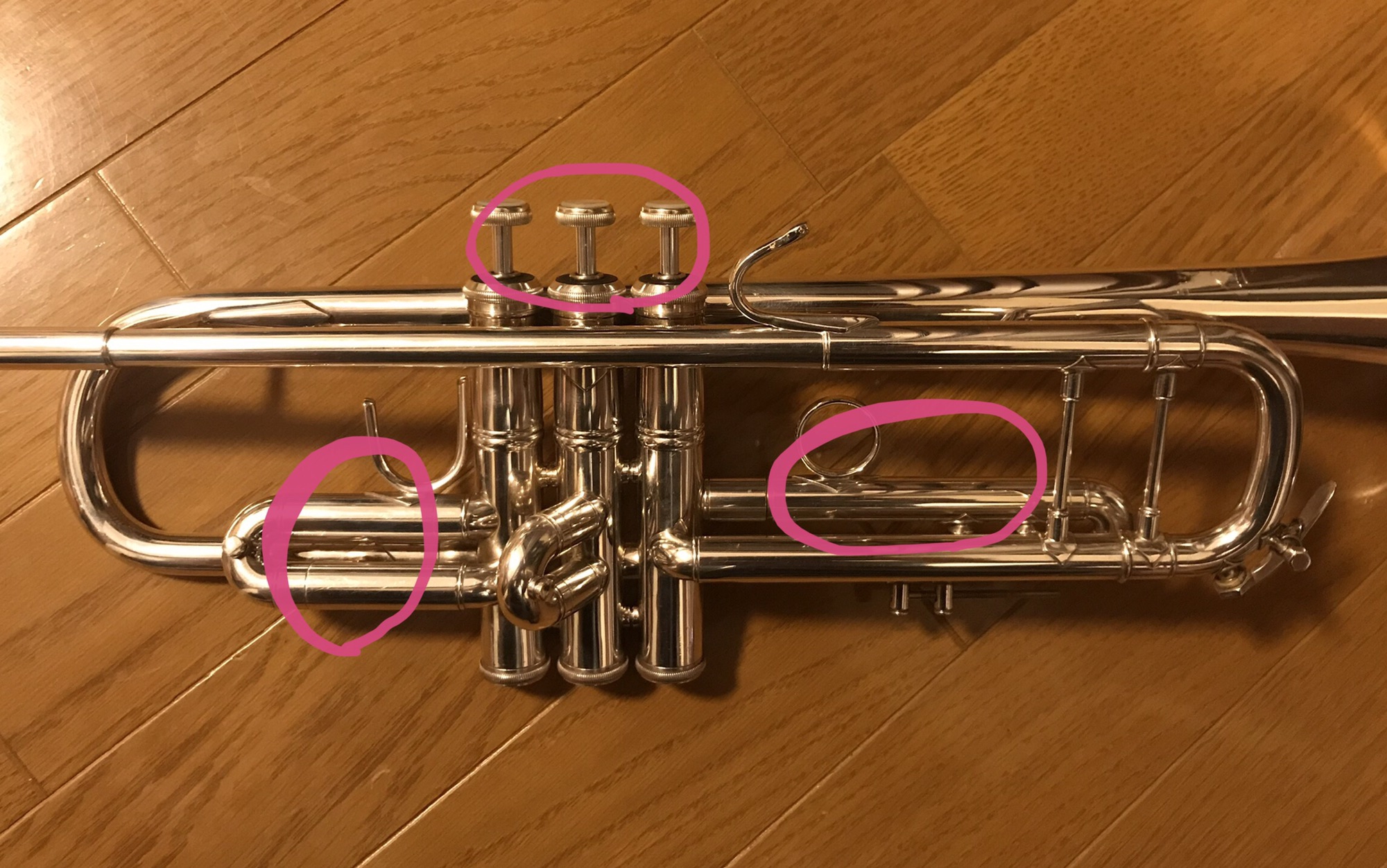 パープル トランペットミュート 3バルブ パープル トランペットミュート 3バルブ