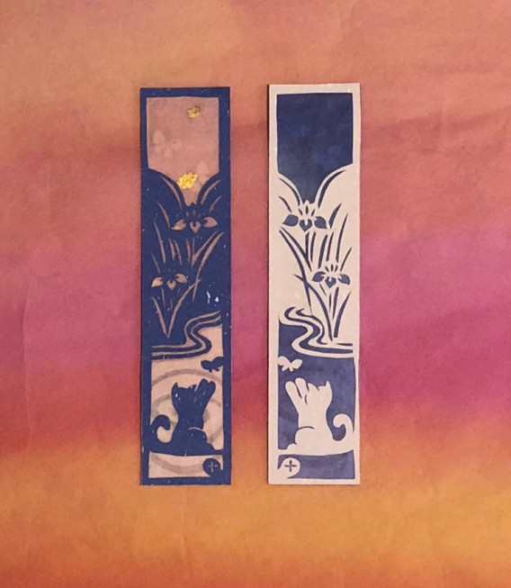 あやめとねこ Iris And Cat 光の華 切り絵 と その種 あやめとねこ Iris And Cat 光の華 切り絵 と その種