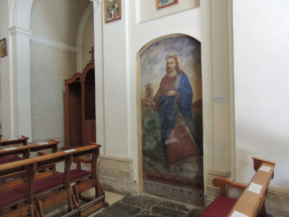 ドミネ クオ ヴァディス教会 Chiesa Del Domine Quo Vadis Edicolanteのイタリア小さな可愛い街の旅行記とコラム ドミネ クオ ヴァディス教会 Chiesa Del Domine Quo Vadis Edicolanteのイタリア小さな可愛い街の旅行記とコラム