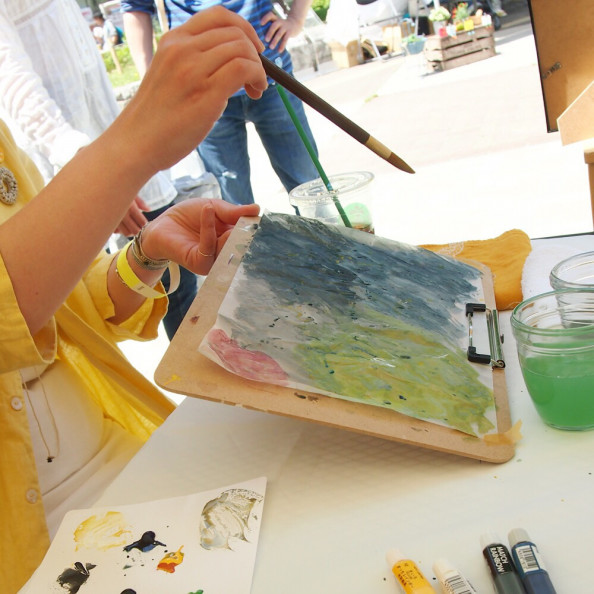 星のかなで 色とりどりの星空ができました ヒラメキのタネ